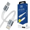 3Mk Protection 3mk Hyper Cable N-SERIES USB-C / Lightning 3m PD 3.0 9V/3A 27W - baltas