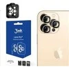 Apsauginis stiklas telefono kamerai Apple iPhone 15 Pro 3MK Lens Protection Pro aukso spalvos