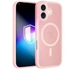Dėklas 3MK Misty MagCase do Apple iPhone 16 rožinis