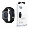3MK Silicone Watch apyrankė juodos spalvos for Apple Watch 42/44/45/49mm