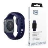 3mk silikoninė apyrankė Apple Watch 42 / 44 / 45 / 49 mm - mėlynos spalvos