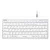A4tech klaviatūra FBX51C, biuro klaviatūra, membrana, bevielė, CZ/SK, balta