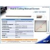 Acer M90-W01MG projektoriaus ekranas 2,29 m (90") 16:9