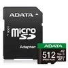 ADATA 512GB Micro SDXC kortelė su adapteriu