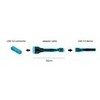 Akasa USB 19 pin - USB 9 pin, 0.3m, Juoda (AK- CCUB36- 30BK)
