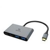 AKASA šakotuvas USB-C su 2x C tipo + 2x A tipo USB 3.2