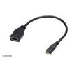 AV adapteris Akasa HDMI Micro - HDMI 0,2m juoda (AK- CBHD09- 25BK)