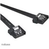 Akasa Proslim SATA 3 laidas 15cm tiesus – juodas