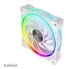 Akasa SOHO AR Addressable-RGB korpuso ventiliatorius, baltos spalvos – 120mm