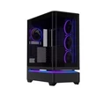 ASUS dėklas PRIME AP304 TG ARGB Juodas, ATX, permatomas šonas, 4x120mm ARGB, juodas