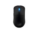 ASUS ROG Harpe Ace Mini belaidė žaidimų pelė, optinis jutiklis, 42,000 DPI, 5 mygtukai, juoda, abiejų rankų, USB Type-C ir Bluetooth ryšys