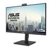 ASUS BE279QFK vaizdo konferencijų monitorius 27 colių IPS WLED FHD 16:9 100Hz 250cd/m2 5ms HDMI DP D-Sub 2.0M Kamera Juodas