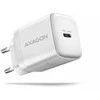AXAGON ACU-PD20W sieninis įkroviklis 1x QC3.0/AFC/FCP/PD type-C, 20W, baltas