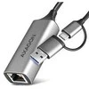 Axagon ADE-TXCA Karta jungiama į tinklą Gigabit Ethernet adapter, USB-C (USB-A redukcja) 3.2 Gen 1, instalacja automatinė