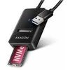 AXAGON USB-A 10Gbps – M.2 NVMe ir SATA SSD adapteriai | ADM2-AM