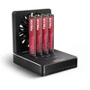 AXAGON ADSA-M2C44, USB4 dokovací stanice pro 4× M.2 NVMe SSD s funkcí klonování