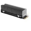 AXAGON CLR-M2XT pasyvus - M.2 SSD, 80 mm SSD, ALU korpusas, silikoninės šiluminės pagalvėlės, aukštis 20 mm