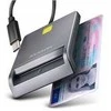 AXAGON CRE-SM3TC USB-C išmaniųjų kortelių/ID kortelių skaitytuvas su 1,2 m laidu