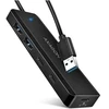 AXAGON HUE-C2A, 4× USB 5Gbps TRAVEL hub, 2× USB-A + 2× USB-C, USB-C napájení, kabelis USB-A 19cm