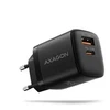 AXAGON ACU-PQ33, GaN nabíječka do sítě 33W, USB-A + USB-C, PD3.0/PPS/QC4+/SFC2.0/Apple, juoda