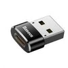 Baseus USB-C – USB-A adapteris 3A – Juodas