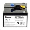 Baterija - FUKAWA FWU-6 pakaitinis akumuliatorių rinkinys RBC6 (12V/12Ah, Faston 250, 2vnt), tarnavimo laikas 3-5 metai