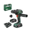 Suktuvas - gręžtuvas Bosch AdvancedDrill 18V-80 QuickSnap 2 x akumulator 2.5 Ah (06039E2004)