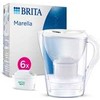 Brita Marella Cool baltas + 6 Maxtra Pro All-In-1 filtro virdulys, 2,4 l, filtro keitimo indikatorius, 6x filtrų kasetės