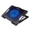 C-TECH aušinimo kilimėlis NTB CLP-S100, iki 17 colių, 1x 140 mm, 2x USB, mėlynas foninis apšvietimas