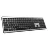 Klaviatūra C-TECH Klávesnice Quallis KB-118 Dual mode, bezdrátová, BT5.0 + 2,4GHz, scissors tlačítka, USB nano receiver, CZ/SK
