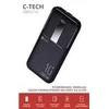 C-tech Powerbank 10000mAh, Li-Pol, 22,5W, USB-C/USB-A/micro USB