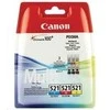 Multipack Originalus Canon rašalas / kasetė CLI-521 CMY, 2934B015, CMY, sudėtinė pakuotė