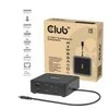 Stotelė/replikatorius Club 3D CSV-2542 doko stotelė, laidinė, USB 3.2 Gen 2 (3.1 Gen 2) Type-C Juodas