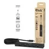 Club 3D „Club3D“ USB-C šakotuvas, 7 viename šakotuvas su 2x USB, 1x HDMI, 1x USB-C PD, RJ45, Micro SD/SD, 140 W, 4K 60 Hz, 1 m kabelis