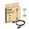 Club 3D Club3D Kabelis DisplayPort 2.1 na DisplayPort 2.1, VESA DP80, 4K240Hz/8K60Hz/10K60Hz (M/M), 1.6m, juoda