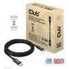 Club 3D Club3D Kabelis USB4 Gen3x2 Typ C 8K60Hz UHD maitinimo tiekimas 240W, (M/M), 300cm