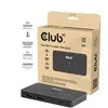 „Club 3D“ „Club3D KVM“ jungiklis 4K60Hz 2x USB-C> HDMI/3xUSB/USB-C 100W PD