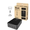 Įkroviklis Club 3D CLUB3D Stacja ładowania CAC-1933 su 4 portami USB-C 240 W GaN PD 3.1 + PPS + wyświetlacz LED