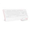 Klaviatūra CONNECT IT CKM-7801-CS Combo balta-rožinė.