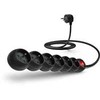 Connect It Prijunkite IT ilgintuvą 230 V, 6 lizdai, 3m, su jungikliu (juodas)