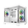 „Cooler Master Elite 481 Wood“, ATX, permatomas šoninis skydelis, 3x 120 mm ARGB ventiliatoriai, baltas