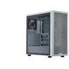 „Cooler Master Elite 502 Baltas Lite“ korpusas, permatomas šoninis skydelis, ATX, 1x 120 mm ventiliatorius, baltas