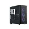 „Cooler Master Elite 502“ kompiuterio korpusas, vidutinio dydžio bokštas, ATX, ARGB, grūdintas stiklas - Juodas