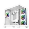 „Cooler Master Elite 681“ korpusas, ATX, permatomas šoninis skydelis, 4x 120 mm ARGB ventiliatoriai, baltas