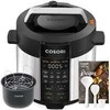 Cosori CMC-CO601-SEU Pressure Cooker juodai-sidabrinis