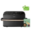 Gruzdintuvė Cosori Dual Blaze Twin Fry Compact horkovzdušná fritéza 8,6 L, keramika, juoda
