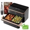 Gruzdintuvė Cosori Dual Blaze TwinFry chytrá horkovzdušná fritéza 10 L, keramika, juoda