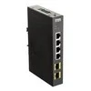 Šakotuvas D-Link DIS-100G-6S Switch L2 Unmanaged Industrial, 4x10/100/1000Base-T jungtys, Plieninis korpusas | D-Link