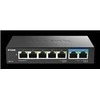 Šakotuvas D-Link | 7 prievadų kelių gigabitų nevaldomas jungiklis | DMS-107/E | Nevaldomas | Darbalaukis | Maitinimo tipas Išorinis