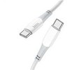 USB-C laidas į USB-C Hoco 3A 60W 1 m X70 baltas